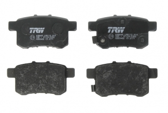 Купить GDB3482 TRW Тормозные колодки задние Accord (2.0 i, 2.2 i-DTEC, 2.4 i) с звуковым предупреждением износа